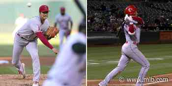 Todo un espectáculo: Ohtani iguala a Ruth y supera a Ichiro - MLB.com