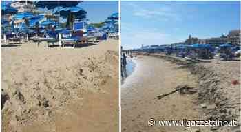 Jesolo, crolla la spiaggia mangiata dalla bufera: «Maxi gradino tra i lettini e il mare» - ilgazzettino.it