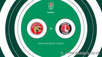 The Saddlers to host Charlton Athletic in Carabao Cup - saddlers.co.uk