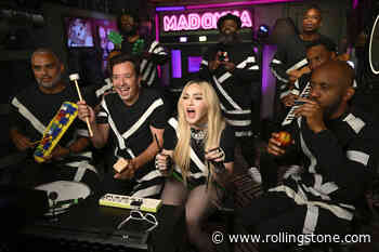 Madonna Joins Jimmy Fallon, The Roots to Perform ‘Music’ With Classroom Instruments