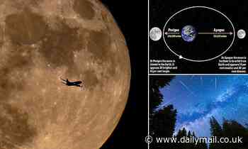 Look up tonight! Final supermoon of the year will peak this evening