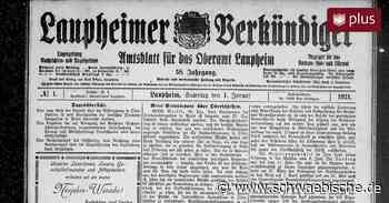 Stadtarchiv Laupheim: Digital alte Zeitungen lesen - Schwäbische