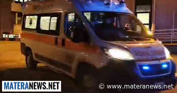 A Matera brutto incidente! Ambulanza sul posto - Matera News