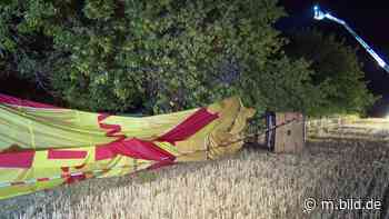 In Beelitz: Unfall bei Heißluftballon-Start – ein Toter - BILD