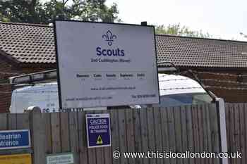 Raging fire narrowly misses scout hut in Worcester Park