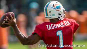 Tua Tagovailoa still doesn’t realize the Dolphins were trying to get Tom Brady for 2022