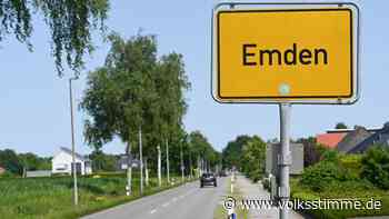 Moormerland: Statt „Veenhusen“ nun „Emden“: Ortsschilder ausgetauscht - Volksstimme