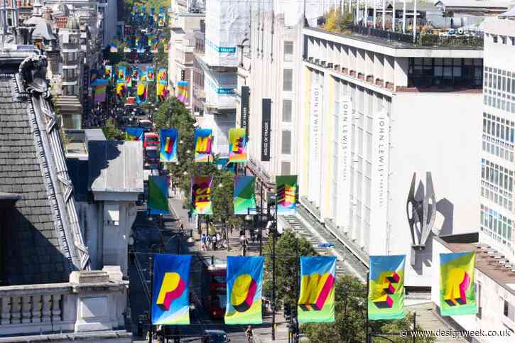 Morag Myerscough designs Oxford Street installation to inspire sustainability engagement