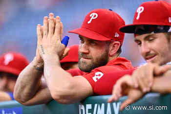 Report: Philadelphia Phillies Shut Down Bryce Harper's Throwing Program - Sports Illustrated
