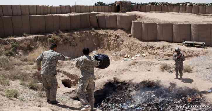 What Are Burn Pits, and How Did They Harm U.S. Troops? - The New York Times