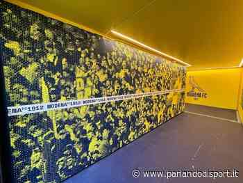 Modena FC - Gazzetta di Modena - Il nuovo look dello stadio Braglia: il tunnel si colora di gialloblù - Parlando di Sport