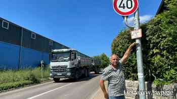 Blitzer in Gaildorf: Tempo-40-Schild in der Gartenstraße nicht sichtbar: Autofahrer wehrt sich gegen Bußgeld - SWP