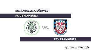 FC 08 Homburg - FSV Frankfurt: FC Homburg begrüßt Frankfurt - Regionalliga Südwest - WELT - WELT