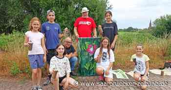 Ferien-Workshop mit Künstler aus Zweibrücken: Kinder hatten großen Spaß mit der Spraydose - Saarbrücker Zeitung