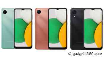 Samsung Galaxy A04 Core Spotted on Geekbench With 3GB RAM, MediaTek Helio G35 SoC: Report