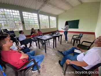 En Guayatá la Empresa de Servicios Públicos de Boyacá avanza con el fortalecimiento del acueducto rural 'Rincones y Otras' - Gobernación de Boyacá