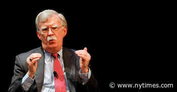 Justice Dept. Charges Iranian in Plot to Kill John Bolton - The New York Times