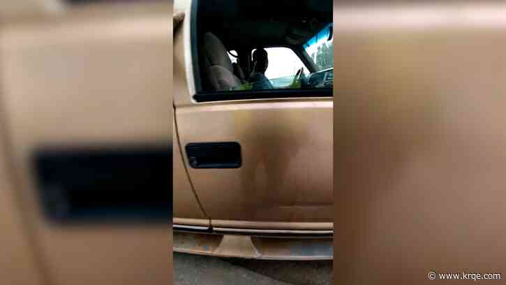 Video shows man drive away from police, through Gallup parade