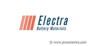 Electra Reports Q2 Results and Provides Update on Cobalt Refinery Project