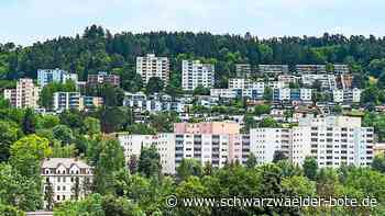 BW von oben: der Steinberg - Nagold in den 1970ern – viel Wohnraum auf wenig Fläche - Schwarzwälder Bote