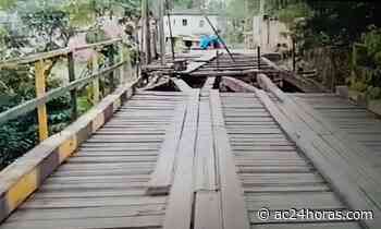 Demora em recuperação de ponte faz dobrar número de assaltos no Taquari - ac24horas