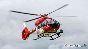 Reanimation am Strand von Föhr: Rettungshubschrauber fliegt Notfallpatienten von Wyk nach Heide - shz.de
