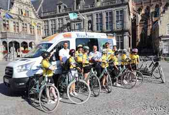 Acht kwetsbare jongeren fietsen van Veurne naar Parijs - KW.be - KW.be