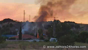 VÍDEO | Un incendio a las afueras de Zamora capital moviliza a los servicios de emergencia - Zamora24horas.com