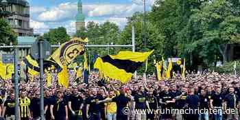 RN+ 5000 BVB-Fans ziehen durch Dortmund zum Stadion und zünden Pyro - Ruhr Nachrichten