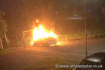 Suspected stolen car left burning in flames in Parr - St Helens Star