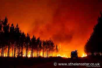 Firefighters battle major wildfire in France - St Helens Star