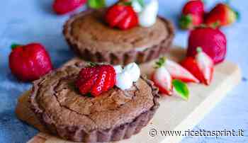 Crostatine con crema di ricotta al cioccolato, pura goduria in pochi minuti - RicettaSprint