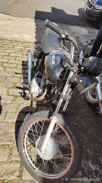 Guarda Civil de Capivari apreende duas motocicletas com placas adulteradas na tarde desta quinta, dia 11 - Prefeitura de Capivari (.gov)