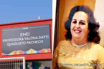 Familiares de professora homenageada no nome de EMEI em Capivari falam sobre homenagem - Raízes FM