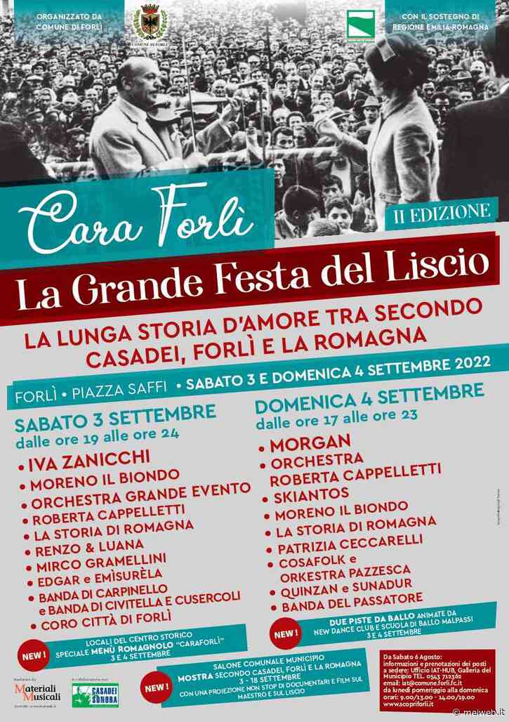 CARA FORLI: MORGAN, IL LISCIO DIVENTI PATRiMONIO MONDIALE UNESCO, IVA ZANICCHI, CANTO R0MAGNA MIA IN TUTTO IL MONDO, GLI SKIANTOS, ABBIAMO APPENA REALIZZATO UN NUOVO BRANO DI LISCIO: ECCO TUTTE LE DICHIARAZI - MEI – Meeting degli Indipendenti