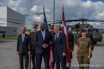 Austin, Latvian Leaders Aim for Stronger Alliance > U.S - Department of Defense