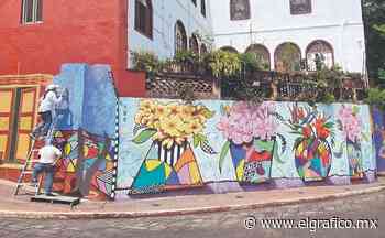 Por falta de lana, artista chilanga enchula calle de Cuernavaca con increíble mural | El Gráfico - El Gráfico