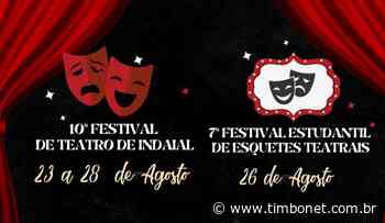 FIC promove 10° Festival de Teatro de Indaial e 7° Festival Estudantil de Esquetes Teatrais de 23 a 28 de agosto - Portal TimbóNet - Timbó NET