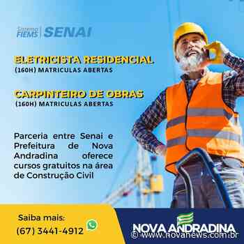 Nova Andradina - Cursos gratuitos na área de construção civil preparam - novanews.com.br
