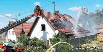 Halbe Million Schaden - Großbrand an Wohnhaus in Mainburg - idowa