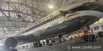 Hundreds of students receive free school supplies aboard Delta 767 aircraft - CBS 46 News