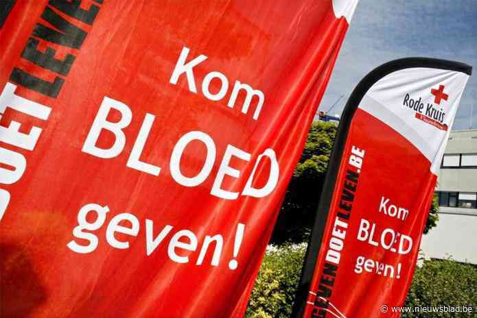 Rode Kruis houdt bloedinzamelingen in Sociaal Huis