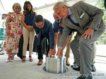 Time capsule capturing Edmonton history, culture placed in Fort Edmonton Park, to be opened in 50 years - Edmonton Journal