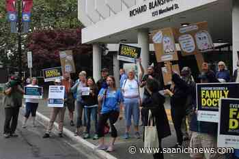 Demonstrators in Victoria call for province to address family doctor shortage - Saanich News