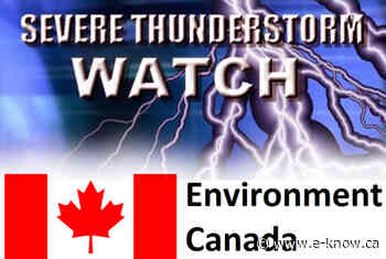 Severe thunderstorm watch issued | Cranbrook, East Kootenay, Kimberley, Ktunaxa Nation - E-Know.ca
