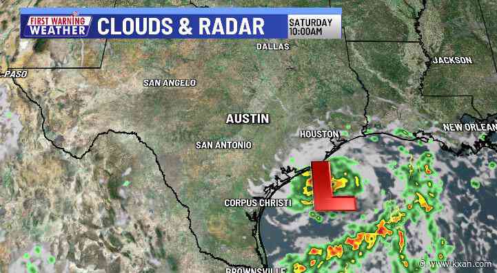 Coastal low in Gulf likely to impact Texas