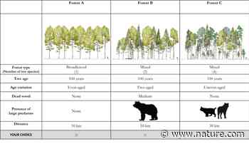 Large carnivores and naturalness affect forest recreational value | Scientific Reports - Nature.com