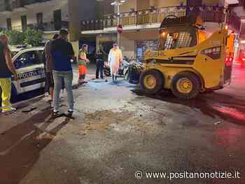 Bomba d'acqua su Sorrento, squadre al lavoro per tutta la notte - Positano Notizie
