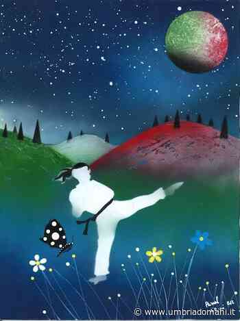 L’artista Pascal Millucci ha creato l’opera dell’annullo postale del mondiale di Karate Goju Ryu - Umbriadomani