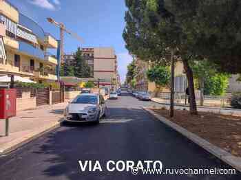 COMPLETATI I LAVORI DI POSA IN OPERA DELL'ASFALTO IN VIA CORATO, VIA MARCONI E PARALLELA VIA CAIROLI - ruvochannel.com